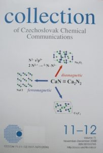 Cover 'Collection of Czechoslovak Chemical Communications' 2008