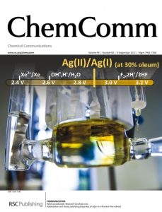 Cover 'Chemical Communications' 2013